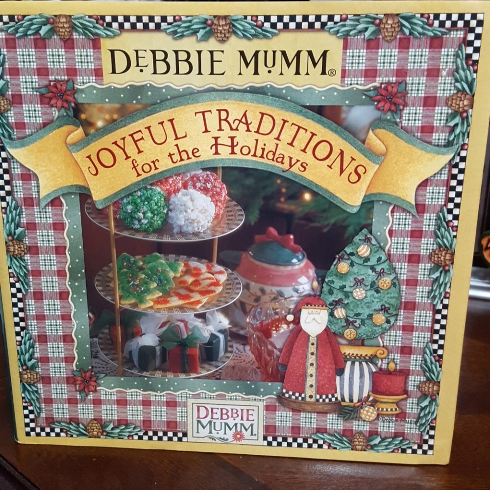 Debbie Mumm Joyful Traditions for the Holidays hardcover decorations book EUC …